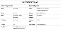Moteur de roue Superbsail 2025 amélioré 350W pour trottinette Xiaomi M365 1S Pro – Pièces de rechange et accessoires pour trottinette 8,5 pouces