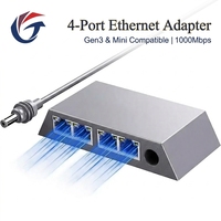 Nuevo Adaptador Ethernet Gigabit de 4 Puertos Starlink Gen3/Mini, Expansor de Red RJ45 de 1000 Mbps, Plug and Play, Hub de Internet Satelital