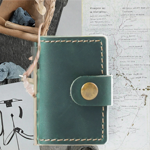 Handmade chính hãng Da Mini Pocket khuyến mại máy tính xách tay Tạp Chí Quà Tặng tùy chỉnh laser engravable Loose-Leaf Nhật ký viết <span class=keywords><strong>notepad</strong></span> - Product Image 4