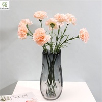 Crisantemo Artificial de Tallo Único, Flor de Tacto Real, Centro de Mesa para el Hogar, Decoración para Bodas y Fiestas, Regalo para el Día de la Madre