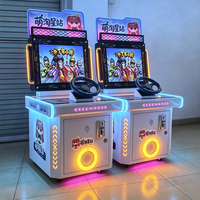 Machine de jeu de course d'arcade pour enfants |   Simulateur de course automobile à monnayeur pour 2 joueurs pour parc d'attractions
