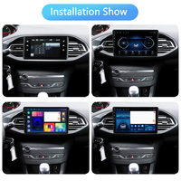Radio Multimedia con GPS para coche, Radio con reproductor de vídeo, navegador, estéreo, Android, No 2 din, dvd, para Peugeot 308 T9 308S 2013 - 2017
