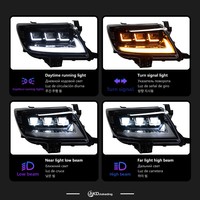 Ensemble de phares à LED 12V, projecteur, feux de jour DRL, lampe avant modifiée, OE 811500K090 pour Hilux VIGO 2012-2014