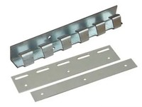 Supports de fixation robustes pour rideaux à bande en PVC – Accessoires de montage pour rideaux de porte en plastique PVC