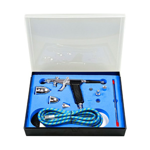 Aérographe à alimentation par gravité avec buse de 0,5 mm pour figurines, réparation de meubles, outils de peinture automobile - Product Image 3