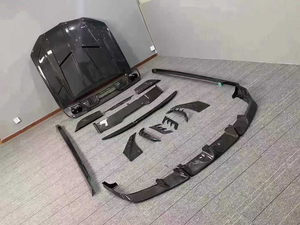 Kit Carrozzeria in Fibra di Carbonio Stile LD per <span class=keywords><strong>BMW</strong></span> X6M - Spoiler/Minigonne Laterali/Diffusore Posteriore/Aggiornamento Cofano - Product Image 6