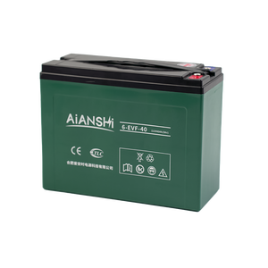 Batterie au plomb scellée sans entretien <span class=keywords><strong>12V</strong></span> 40AH VRLA pour chariot élévateur <span class=keywords><strong>électrique</strong></span>, AGV, nacelle élévatrice <span class=keywords><strong>à</strong></span> ciseaux AIANSHI, cycle profond <span class=keywords><strong>12V</strong></span> 40AH - Product Image 6
