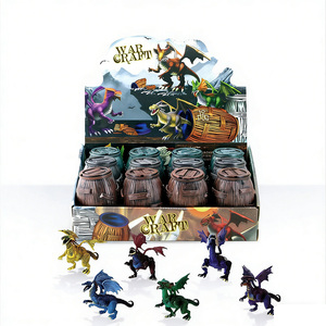 Caja Sorpresa de Regalos para Niños, Set de Modelos de Dinosaurios de Plástico, Juguetes de Ensamblaje DIY, Caja Ciega de Dinosaurios - Product Image 1