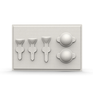 ถาดลูกกอล์ฟแบบย่อยสลายได้เป็นมิตรต่อสิ่งแวดล้อมบรรจุภัณฑ์จากกระดาษทำจากกระดาษ PP เส้นใยไม้ไผ่รีไซเคิลไม่ฟอกขาวดีไซน์ใหม่ - Product Image 5