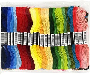 24pcs Per <b>Box</b> 8m 447 Colors Embroidery Thread Skeins Floss DIY Hand Cross Stitch Knitting <b>Sewing</b> Thread - Product Image 1