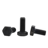 Vis hexagonales DIN933 de taille complète M4-M36, zinguées, pour la fixation de machines et la construction de ponts routiers