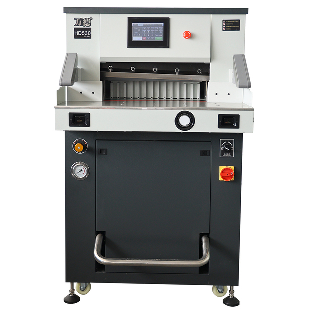 HD530 Industrial Paper Cutting Machine 20.8inch Heavy Duty Hydraulic Guillotine Paper Cutter