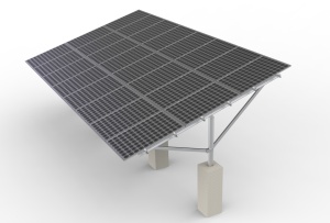 Support de montage de panneau solaire anodisé GT, configuration en ligne à <span class=keywords><strong>double</strong></span> renfort pour carports sur <span class=keywords><strong>toit</strong></span>, 55 m/s - Product Image 5