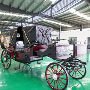 European-style electric sightseeing carriage with four wheels used for sightseeing weddings - Product Image 1