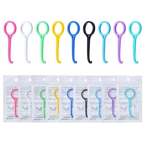 100 pièces/sac Outil de retrait d'aligneurs en plastique pour appareils dentaires invisibles, outil polyvalent d'orthodontie dentaire - Product Image 3