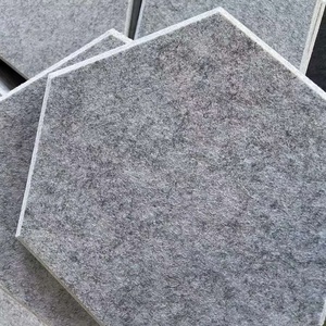 Décorations murales hexagonales auto-adhésives modernes Panneaux acoustiques de conception graphique de modèle 3D pour bureau ou <span class=keywords><strong>studio</strong></span> à domicile - Product Image 3