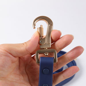 Produttori di colore blu PVC collare per cani guinzaglio impermeabile resistente collare al guinzaglio per animali domestici - Product Image 3