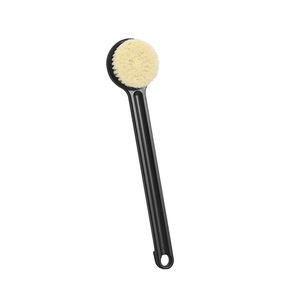 Bath <b>Brush</b> Long Handled Soft Bristled <b>Shower</b> <b>Back</b> Scrubber Body Cleaning <b>Brush</b> Black 145g Nylon PP - Product Image 5