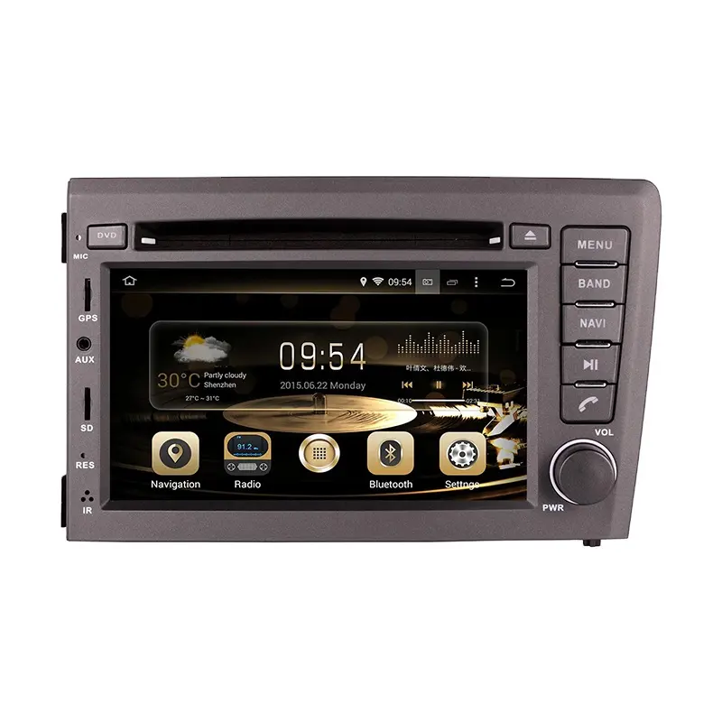 7 inch Android 12 4G 64G Car DVD Player màn hình cảm ứng TV cho Volvo S60 2001-2004