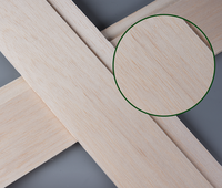 Feuille de bois de balsa OEM de super qualité en bois massif de toute taille pour matériaux de modèle de bricolage d'avion/bateau