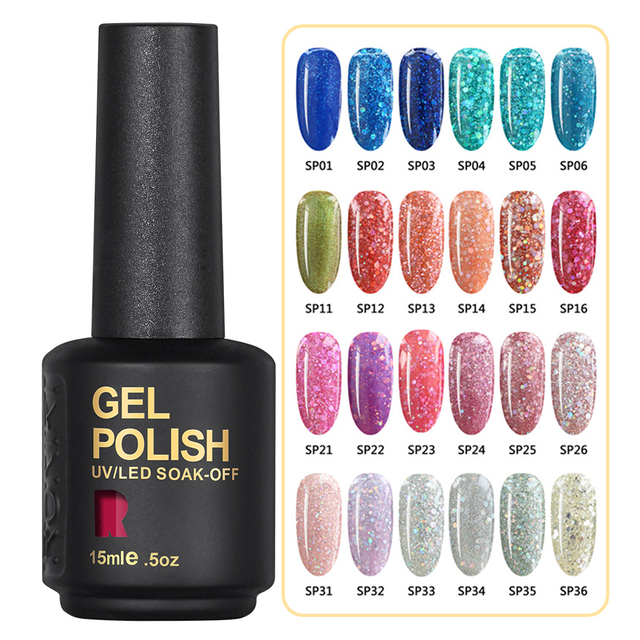 Wholesale 15ml Non-Toxic Soak off Uv Gel 41 Colors Custom Logo OEM Private Label Hema Free Uv Nail Gel Polish