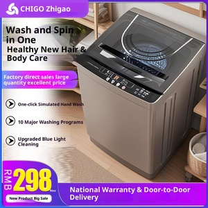 <span class=keywords><strong>Lave</strong></span>-<span class=keywords><strong>linge</strong></span> séchant intégré Chigo, électrique, en acier inoxydable, entièrement automatique, grande capacité de 10 kg, pour logement locatif, petit modèle - Product Image 3