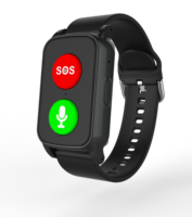 Reloj Inteligente GPS 4G para Personas Mayores con Tarjeta SIM, Monitor de Frecuencia Cardíaca, Detección de Caídas, SOS de Emergencia, Resistente al Agua, Pulsera para Personas Mayores