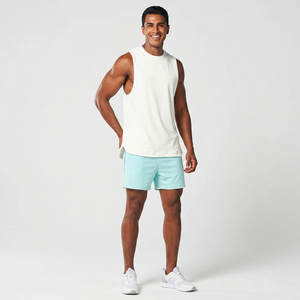 Débardeur de sport en coton décontracté de haute qualité, étiquette privée, débardeur d'entraînement XL respirant, lavé, personnalisé, entraînement physique, service OEM - Product Image 1