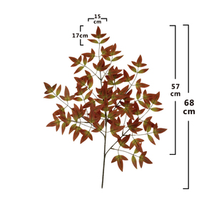 Tres hojas de seda de bambú de cielo SUR DE 18 puntas impresas en 3D para graduación de Navidad decoraciones de Año Nuevo chino - Product Image 1
