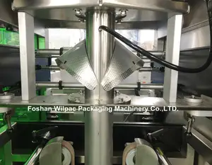 Lengkap Bunga Matahari Camilan Biji Sachet Air Kecepatan Tinggi Otomatis Multi Fungsi Mesin Kemasan