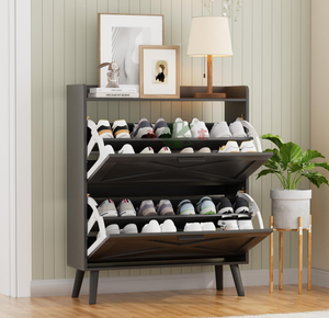 Banco de Entrada Blanco para Zapatos con Asiento Acolchado Suave y Estantes Ajustables para Dormitorio, <span class=keywords><strong>Armario</strong></span> y Sala de Estar - Product Image 2