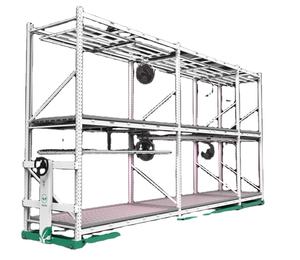 Vertikaler Anbau Medizinalpflanzen Anbau Regal bewegliche Spur Anbau-Schale LED-Anbaulampen Belüftungskits - Product Image 5