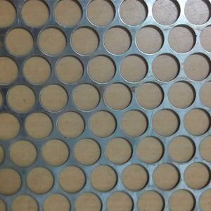Malla Metálica Perforada de Acero Galvanizado con Orificios Redondos Escalonados, Tejido Liso, con Marco, Panel de Fachada - Product Image 2