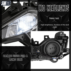 Conjunto de Faros LED Aptos para Motocicletas Yamaha <span class=keywords><strong>TMAX</strong></span> 560/530 2017-2021 - Desmontables y Mejorables - Product Image 4