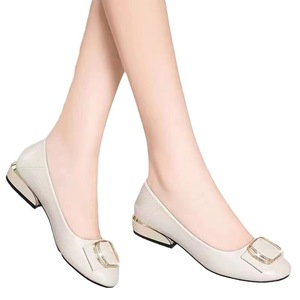 <span class=keywords><strong>Ballerine</strong></span> Semplici con Suola Morbida, Nuove Scarpe Estive da <span class=keywords><strong>Donna</strong></span> Slip-On Versatili in PU con Chiusura a Strappo - Product Image 5