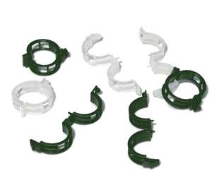 Clips de soutien pour vignes en plastique noir <span class=keywords><strong>HOJI</strong></span>, taille 1/4 pouce, pour suspendre les semis et les branches, accessoires de jardinage - Product Image 1