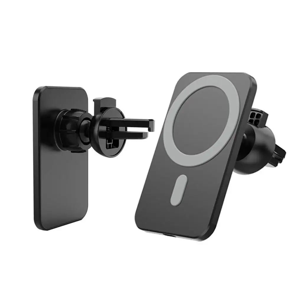 15W Car Wireless Charger Magnetic Phone Mount Holder For iPhone 15 14 13 12 Pro Max
