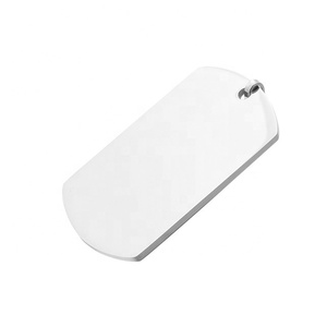 Yiwu Aceon acciaio inossidabile 50*30 gioielli ID da uomo <span class=keywords><strong>Standard</strong></span> smalto a specchio personalizzato nessun graffio timbro vuoto spessa cauzione Dog Tag - Product Image 1