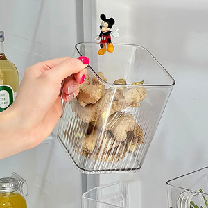 <b>Refrigerator</b> Storage Box With Handle Rectangle Food <b>Container</b> For Kitchen Fridge Organizer - Product Image 3