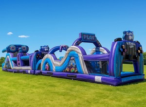 מסלול מכשולים מתנפח מודרני מסחרי מ-PVC, משחק מתנפח פופולרי, בית קפיצה לילדים - Product Image 6