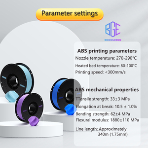 BIGGOLDEGG Filamento ABS 1.75mm 1kg 3kg 5kg, <span class=keywords><strong>Materiale</strong></span> 3D ad Alto Impatto e <span class=keywords><strong>Resistente</strong></span> al Calore per Parti Industriali - Product Image 4