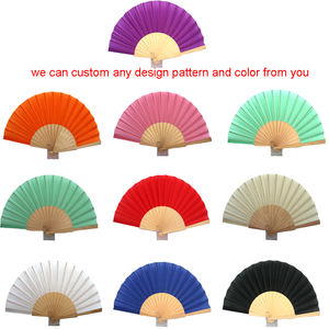 مروحة خشبية أسبانيا ، مروحة يدوية خشبية صينية مخصصة لفنان مكسيكي ، مروحة يدوية خشبية - Product Image 4