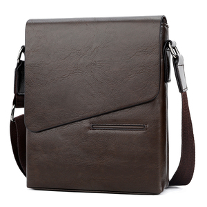 <span class=keywords><strong>VICUNA</strong></span> POLO accepter personnalisé propre Logo mode homme sac de messager minimaliste sac en cuir Pu messager ordinateur portable sac épaule - Product Image 2