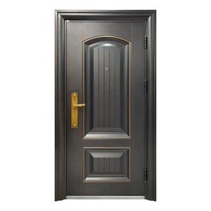 Puerta de entrada de Villa de lujo, de acero inoxidable, con logotipo OEM de fábrica de China - Product Image 1