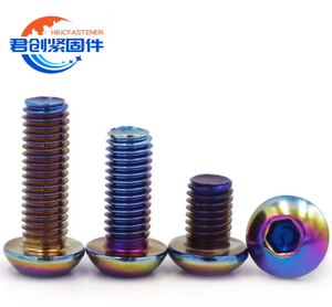 Vis à tête hexagonale interne en acier inoxydable 304 électro-plaqué coloré M4-M8, vis de conversion pour rétroviseur de <span class=keywords><strong>moto</strong></span> - Product Image 2