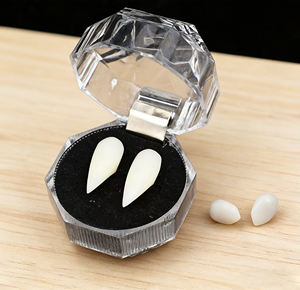 Origin Source Wholesale De Long - Dentaduras de <span class=keywords><strong>Vampiro</strong></span> de Plástico para Halloween, Dientes Falsos de Zombi, Pequeñas Colmias, Accesorios de Maquillaje COSPLAY para Niños - Product Image 1