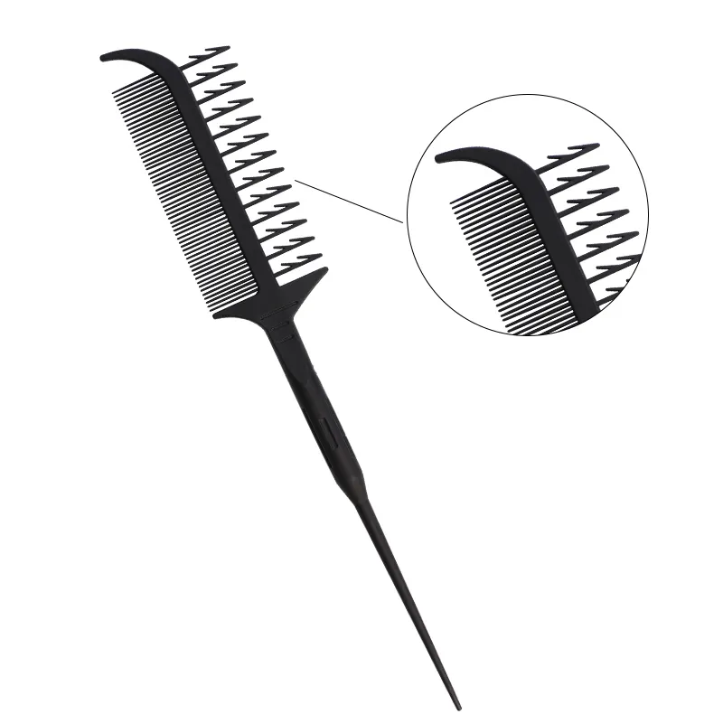 Haute qualité avec prix compatible peigne de coupe étiquette personnalisée Salon de coiffure coiffeur spécial peigne en Fiber de carbone CB100