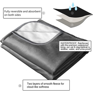 Manta impermeable para perros grandes, cachorros, gatos, mascotas, manta protectora para cama, manta de Sherpa suave y cálida de felpa - Product Image 6