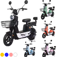 Vélo Électrique Écologique avec Pédales, Moteur Arrière, Moteur Électronique Sans Balais, Batterie au Lithium Légère, Vélo Électrique pour Trajets Quotidiens