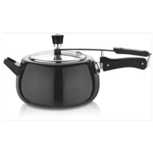 Casserole à pression avec couvercle intérieur anodisé dur, robuste, résistante aux rayures, compatible induction, appareils de cuisine - Product Image 2